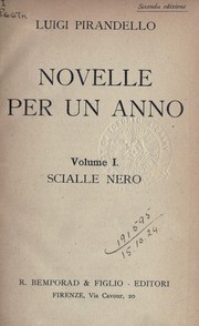 Front cover of Novelle per un anno by Luigi Pirandello