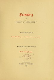 Cover of Nuremberg by Henry Wadsworth Longfellow