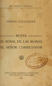 Cover of Obras escogidas by Belisario Roldán