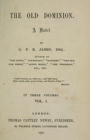 Front cover of The Old Dominion by G. P. R. James