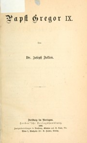 Cover of Papst Gregor IX by Joseph Felten