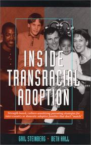 Cover of Inside transracial adoption by Gail Steinberg