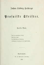 Front cover of Prosaiske skrifter by Johan Ludvig Heiberg
