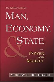 Cover of Man, Economy, and State with Power and Market by Murray N. Rothbard