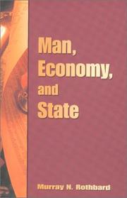 Cover of Man, economy, and state by Murray N. Rothbard