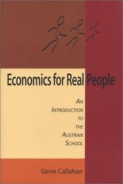 Front cover of Economics for real people by Gene Callahan