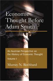 Cover of An Austrian Perspective on the History of Economic Thought by Murray N. Rothbard