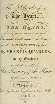 Front cover of The school of the heart by Christopher Harvey