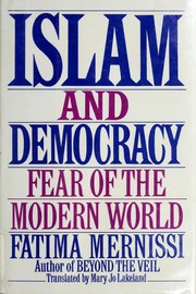 Cover of Islam and democracy by Fatima Mernissi