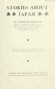 Front cover of Stories about Japan by Annie R. Butler