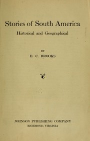 Front cover of Stories of South America by Brooks, Eugene Clyde