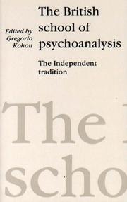 Front cover of The British School of Psychoanalysis by Gregorio Kohon