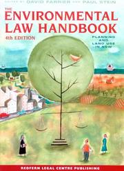Cover of Environmental Law Handbook by David Farrier