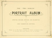 Front cover of The ''Two Worlds'' portrait album of spiritual mediums, workers, and celebrities by Two Worlds
