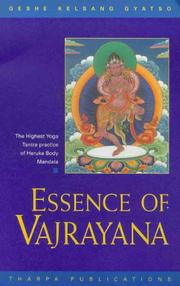 Cover of Essence of Vajrayana by Kelsang Gyatso