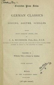 Front cover of Wilhelm Tell by Friedrich Schiller