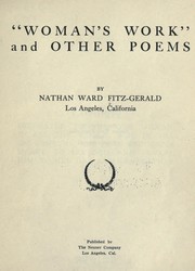 Front cover of "Woman's work," and other poems by Nathan Ward Fitz-Gerald