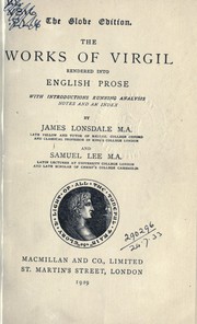 Front cover of The works by Publius Vergilius Maro