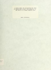 Front cover of A simple model for calculating the index of refraction of Neon I and Neon* (3s) in the cavity of a Xenon Fluoride laser by James Etchechury