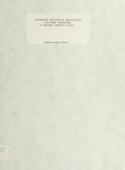 Front cover of Stimulated emission by relativistic electrons traversing a periodic magnetic field by Robert Boyce Ellis