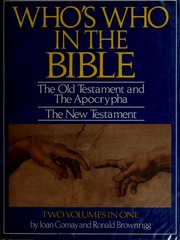 Cover of Who's who in the Bible by Joan Comay
