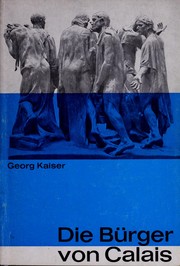 Cover of Die Bürger von Calais by Georg Kaiser