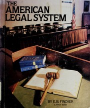 Cover of The American legal system by Ernest Barksdale Fincher
