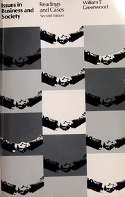 Cover of Issues in business and society by William T. Greenwood