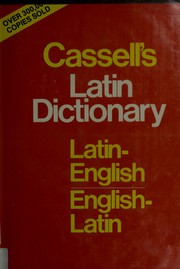 Cover of Cassell's Latin dictionary by D. P. Simpson