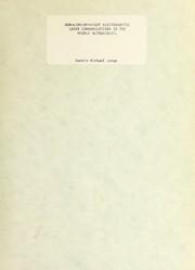 Front cover of Non-line-of-sight electro-optic laser communications in the middle ultraviolet by Dennis Michael Junge