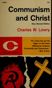 Cover of Communism and Christ by Charles Wesley Lowry