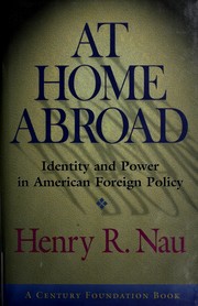 Front cover of At home abroad by Henry R. Nau