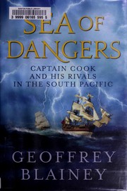 Cover of Sea of dangers by Geoffrey Blainey