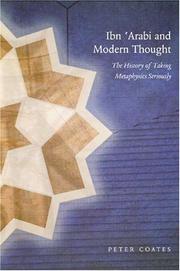 Cover of Ibn 'Arabi and Modern Thought by Peter Coates