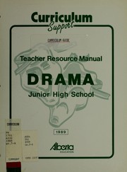 Front cover of Drama, junior high school by Alberta. Alberta Education