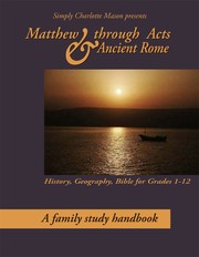 Front cover of Matthew through Acts & Ancient Rome by Sonya Shafer