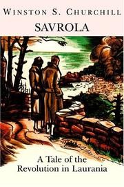 Front cover of Savrola by Winston S. Churchill