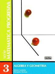 Front cover of Algebra y Geometría - Curso 3 by Nelson Londoño