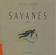 Front cover of Savanes by Joel Des Rosiers