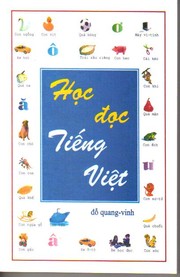 Front cover of Học đọc tié̂ng Việt by Quang Vinh Đõ̂