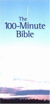 Cover of The 100-Minute Bible by Michael Hinton