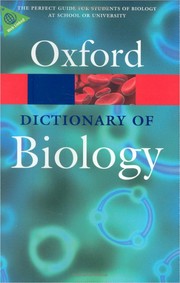 Front cover of Oxford Dictionary of Biology (Oxford Paperback Reference) by John Ayto