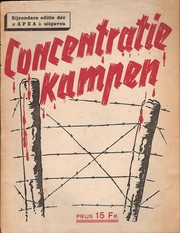 Front cover of Concentratiekampen by Netherlands. Centraal Bureau voor de Statistiek.