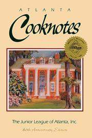 Front cover of Atlanta cooknotes by Junior League of Atlanta