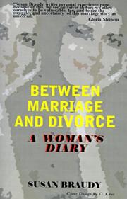 Front cover of Between marriage and divorce by Susan Braudy
