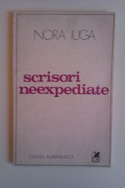 Cover of Scrisori neexpediate by Nora Iuga