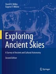 Cover of Exploring Ancient Skies by David H. Kelley