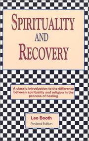 Cover of Spirituality and Recovery by Leo Booth