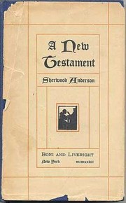 Cover of A new testament by Sherwood Anderson