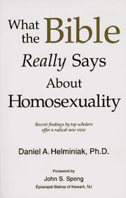 Front cover of What the Bible really says about homosexuality by Daniel A. Helminiak
